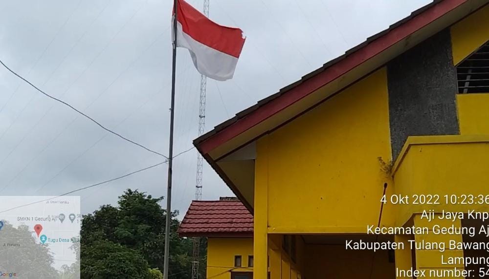 Terkait Pengibaran Bendera Sobek di Halaman Balai Kampung Aji Jaya KNPI,  Sejumlah Pihak Angkat Bicara