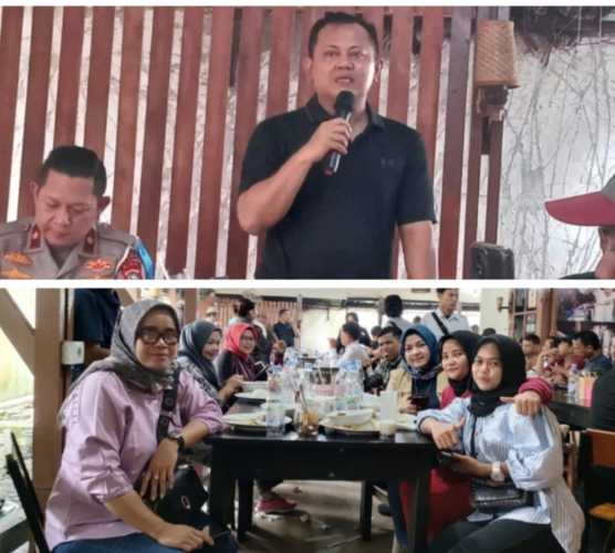 Dirlantas Polda Riau Silaturahmi Menyambut Bulan Ramadan dengan Insan Pers