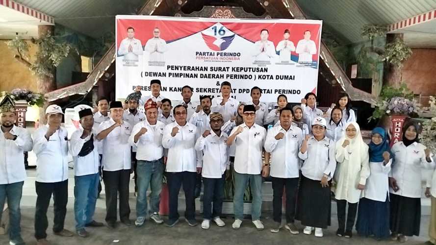 Target Dua Digit, Ketua DPW Perindo Riau: DPD Perindo Dumai Bergerak Cepat