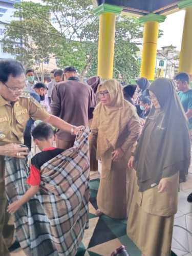 Rangkaian HPN Riau, Puluhan Anak Ikuti Sunal Massal Gratis Tajaan Diskes Inhil