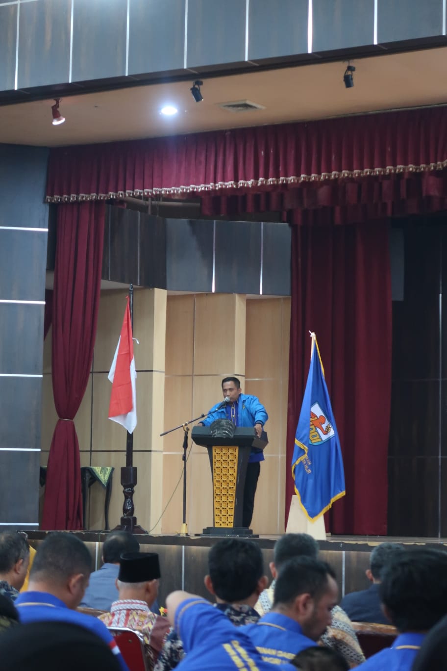 Sambutan Perdana Ketua KNPI Inhil, Mahmudin: Pemuda Bersatu untuk Membangun Negeri