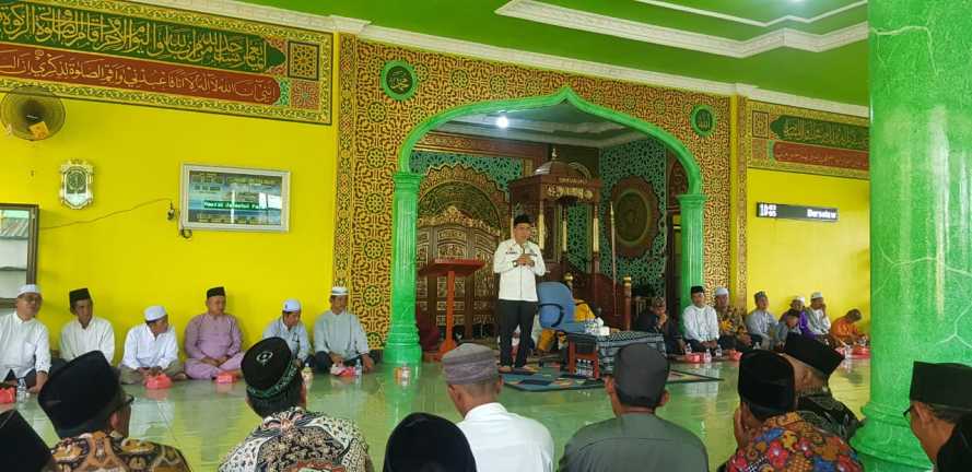 Hadiri Isra' Mi'raj di Desa Batang Tumu, Berikut Pesan-pesan H. Ferryandi