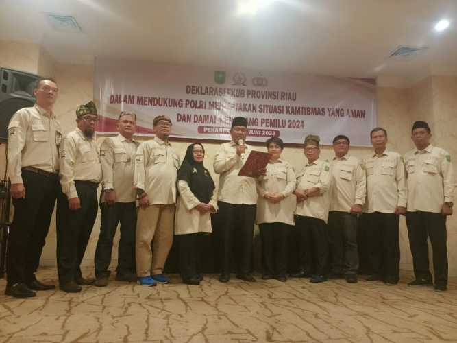 FKUB Provinsi Riau Dukung Polri Ciptakan Kamtibmas Jelang Pemilu 2024 Antar Lintas Agama