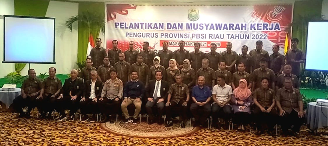 Pengprov PBSI Riau Resmi Dilantik, Agung: Riau Berpotensi Ciptakan Calon Atlet Nasional