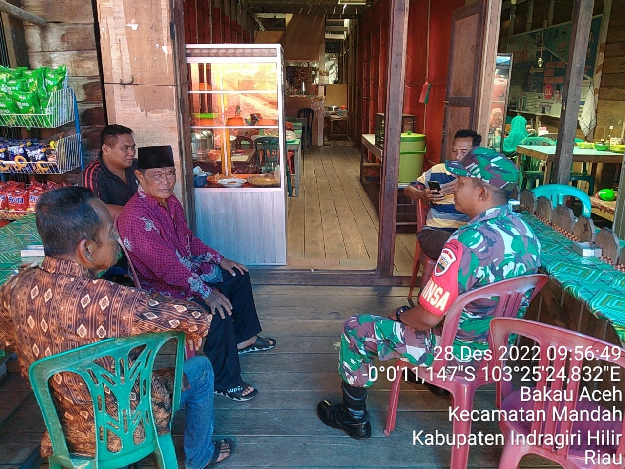 Babinsa Bakau Aceh Lakukan Komunkasi Terbuka