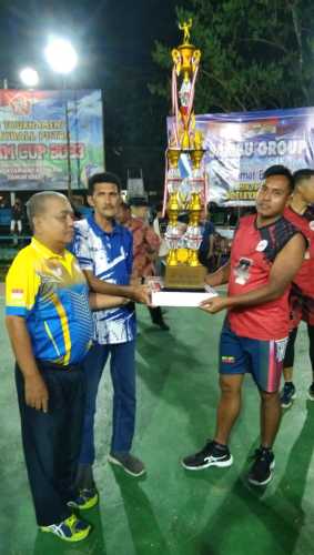 Final Dandim Cup 2023 Sempena HUT TNI Ke-78,Dimenangkan Klub Gas 4 Famili Rubai