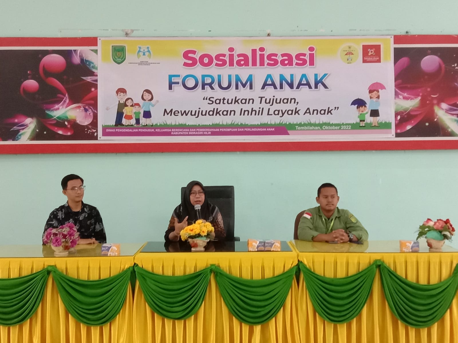 Galeri DP2KBP3A Inhil Laksanakan Sosialisasi Forum Anak