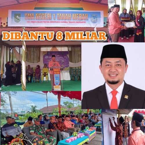 Bantu Aspirasi 8 Miliar! Ustadz Syahrul Aidi Maazat Anggota DPR RI PKS Bangun SMA Negeri 1 Tanah Merah, Inhil