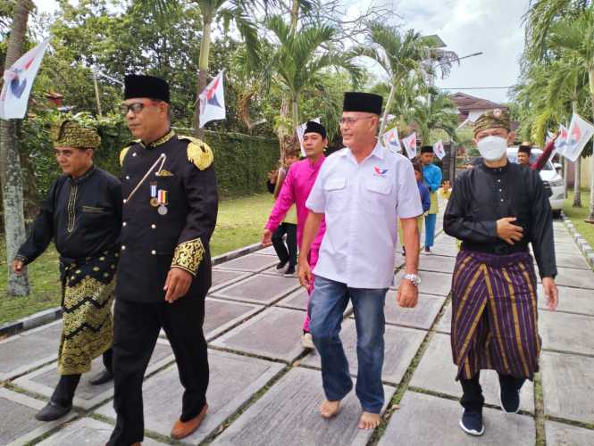 Jalin Silaturahmi ke DPW Perindo Riau, Sultan Siak XII Kagum Program UMKM Perindo
