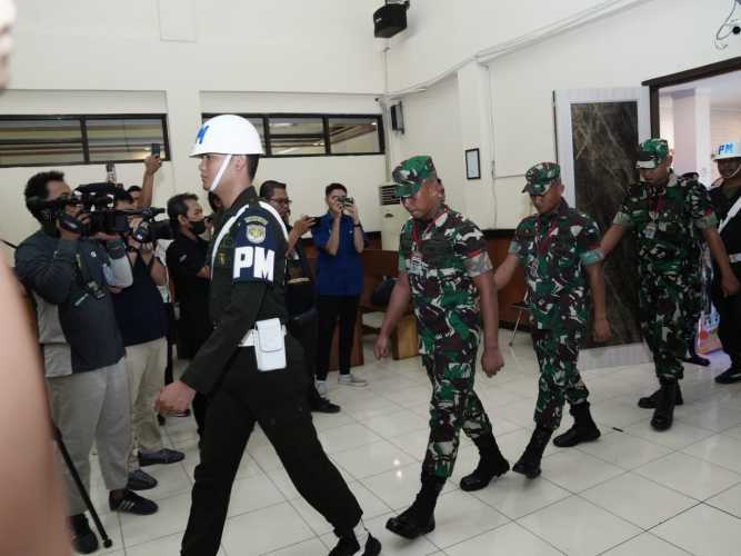 Komitmen TNI, Sidang Lanjutan Terdakwa Praka RM di Gelar Terbuka