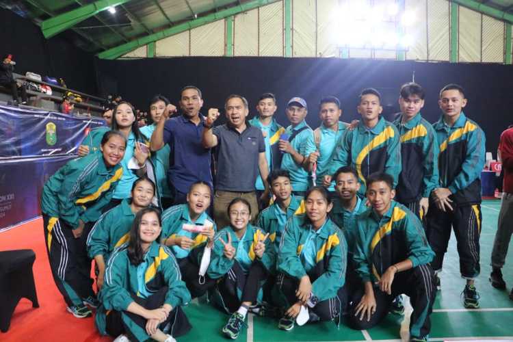 Targetkan Sapu Bersih Semua Pertandingan, 4 Atlet Bulu Tangkis Inhil Ikuti Pra PON XXI Aceh-Sumut