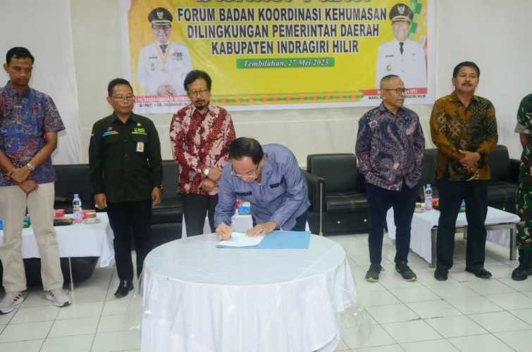 Rangkaian HPN 2023,  Bupati H.M Wardan, Pemkab Inhil Segera Bentuk Forum Badan Koordinasi Kehumasan (Bakohumas)