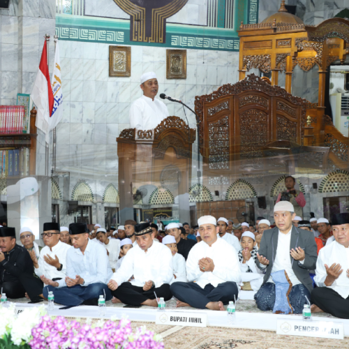Dalam Sambutannya Pada Peringatan Isra Mi'raj, Pj.Bupati Mengajak Masyarakat Jaga Kondusifitas Jelang Pemilu