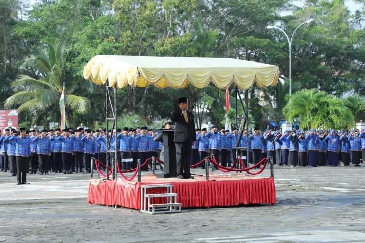 Harkitnas Ke -115 Tahun 2023,Bupati H.M Wardan Bacakan Sambutan Plt.Menkominfo RI