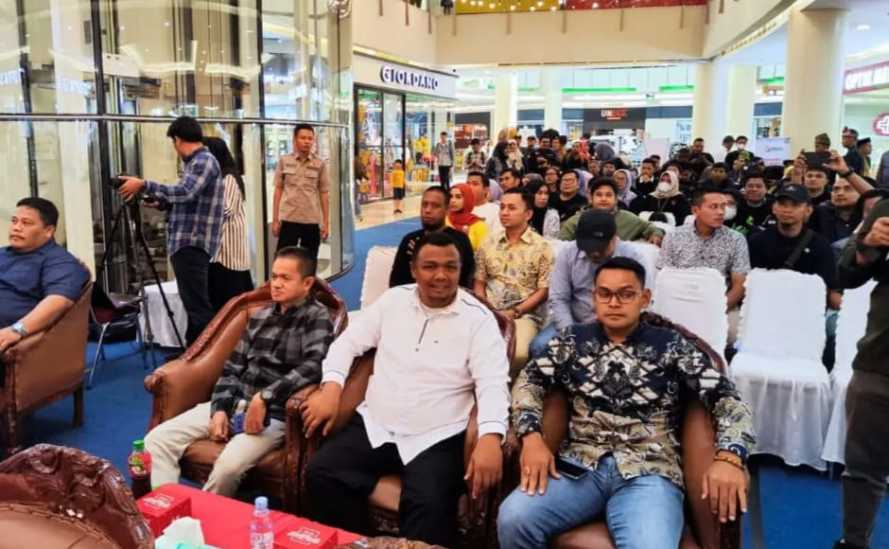Ketua dan Anggota Bawaslu Kabupaten Indragiri Hilir menghadiri kegiatan Pentas Budaya Pengawasan Pemilu Partisipatif