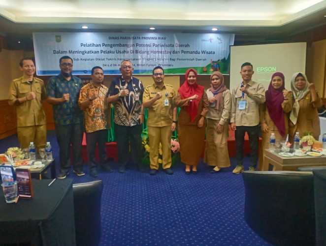Dinas Pariwisata Riau Adakan Pelatihan Pengembangan Potensi Pariwisata Daerah untuk Pengusaha Homestay se Riau