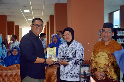 Staf Ahli Bidang Sinergi Ekonomi  dan Pembiayaan Bappenas RI Lakukan Peninjauan Gedung Perpustakaan dan Audiensi dengan Pegiat Literasi