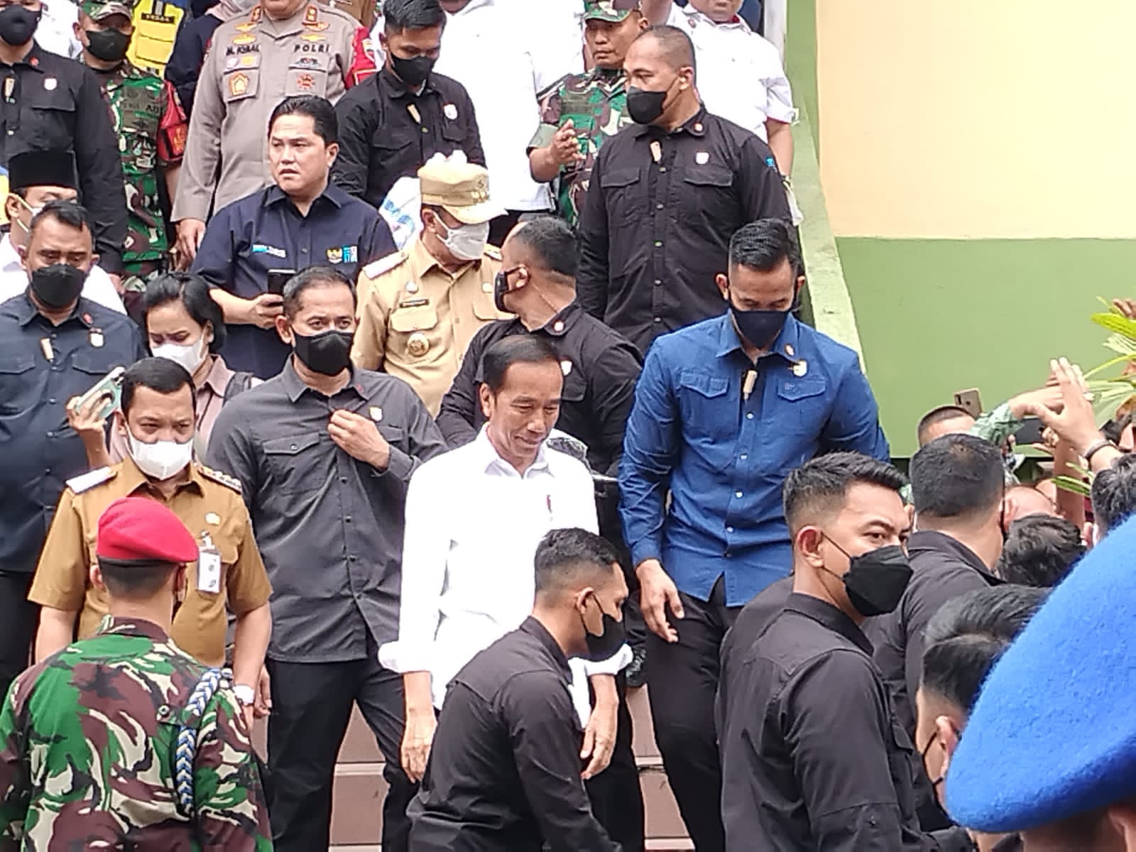 Kunker Presiden ke Riau Disambut Antusias Rakyat