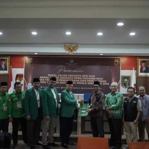 DPW  PPP Riau Daftar Caleg DPRD Riau Diiringi Suara Takbir