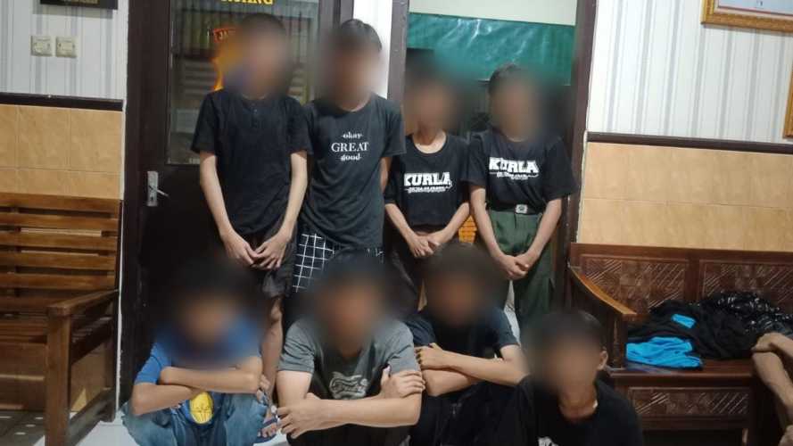 12 Remaja di Cilacap Diamankan Saat Hendak Perang Sarung
