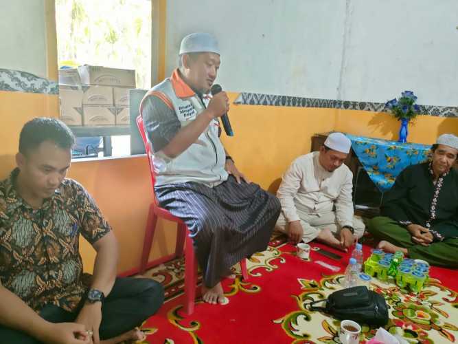 Anggota DPRD Inhil H.Sumardi Silaturahmi Bersama Masyarakat Desa Pekan Kamis