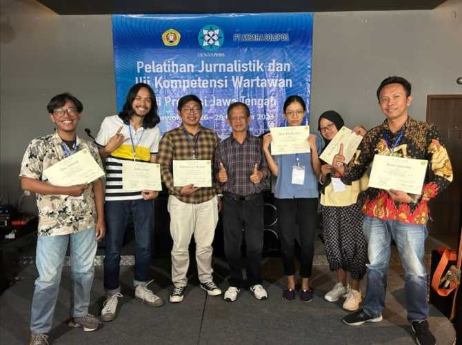Dewan Pers Menggelar Diklat Jurnalistik Dan Uji Kompetensi Wartawan Di Purwokerto Provinsi Jawa Tengah