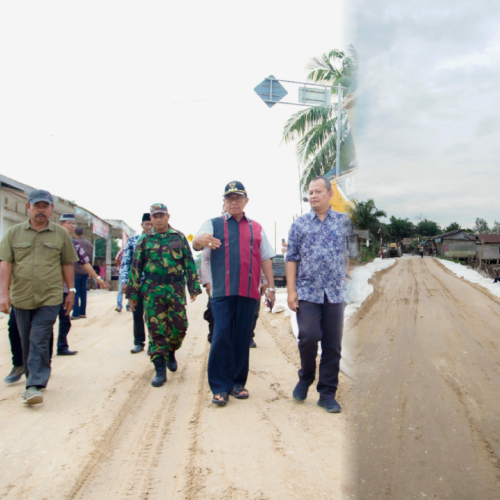 Terkait Bencana Amblasnya Jalan Provinsi Desa Pekantua, Bupati H.M. Wardan Telah Melakukan Langkah Cepat